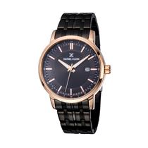 Relogio Analogico Masculino Daniel Klein Premium DK12003-2 - Preto/Rosa Ouro