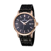 Relógio Analógico Masculino Daniel Klein Premium DK12003-2 - Preto/Rosa Ouro