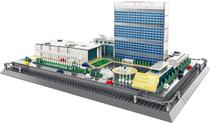 Blocos de Construcao Architecture United Nations Headquarters Wange - 6219 (1601 Pecas)