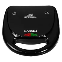 Sanduicheira e Grill Mondial Fast Grill s-12 750 Watts 127V ~ 60HZ- Preta