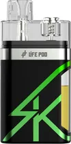 Pod Descartavel Life Pod SK Kit 10000 Puffs - Green Apple Ice