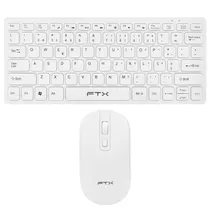 Kit Teclado + Mouse FTX GK03 Wireless / Portugues - Branco