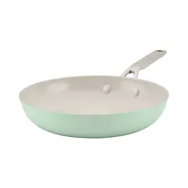 Sartén Kitchenaid Antiadherente de Cerámica Anodizada Dura 84821 25 CM Pistacho