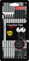 Caneta Stabilo Creative Tips Arty 89/10-1-20 (10 Unidades)