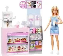 Mattel Muñeca Profesiones Diversión En La Cafetería Detalles En El Producto 3+ Multicolor