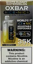Vape Descartável Oxbar Ice-Nic White Gummy Watermelon - 35000 Puffs