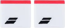Munhequeira Babolat 5UB1261 1089 Logo Wristband White/Strike Red (1 Par)