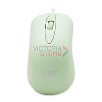 Mouse Bussines Optical Dpi Luo LU-3048 com Fio / 1000DPI / USB-A - Verde Claro