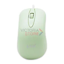 Mouse Bussines Optical Dpi Luo LU-3048 com Fio / 1000DPI / USB-A - Verde Claro