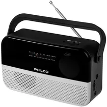 Rádio Portátil Philco PRR1010BT-SL - AM/FM - Bluetooth - Aux - 110V / 60HZ - Preto e Cinza