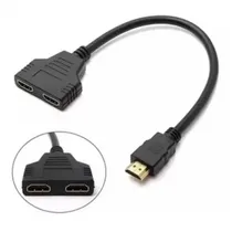 Cabo Adaptador Conversor Trove Splitter HDMI 1X2 / 10CM - Preto