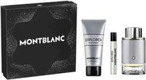 Kit Perfume Montblanc Explorer Platinum Edp 100ML + 7,5ML + All-Over Shower Gel 100ML