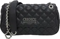 Bolsa Choice K226/401 Black/Silver - Feminina