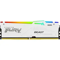 Memória Ram DDR5 Kingston 6000 MHZ 32 GB Fury Beast RGB KF560C36BWEA-32 - Branco