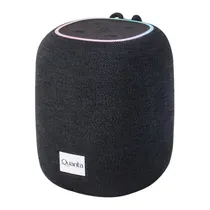 Speaker Portatil Quanta QTSPA10 Bluetooth RGB - Cinza