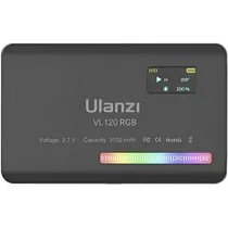 LED p/Camera Ulanzi VL-120 Luz RGB Black