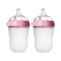 Biberón 2 Piezas Pink 250ML Comotomo 0043 3M+