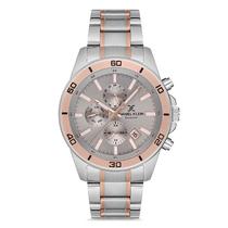 Relogio Analogico Masculino Daniel Klein DK.1.12737-5 Exclusive Gents / Pulseira de Aco Inoxidavel - Prata/Rose Gold