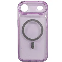 Capa Magnética Cisen para iPhone 17 Air - Glitter Lavanda