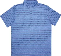 Outlet Camiseta Polo Walter Hagen Azul Listrado - Masculina