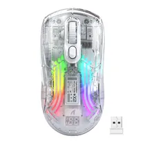 Attack Shark Mouse Gamer X2 Pro Wireless RGB Branco