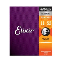 Cuerda Guitarra Acústica Elixir Nanoweb EX11027