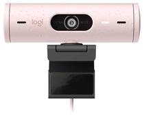 Webcam Logitech Brio 500 Full HD 1080P com HDR Rosa (960-001418)