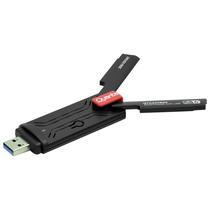 Adaptador Wi-Fi Quanta QTAAD1800 - 1800MB/s - Dual Antena - USB - Preto