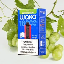 Pod Descartavel Waka 18000 Puff 5% - Ice Green Grape