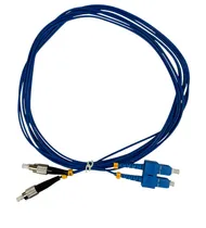 F. Patch Cord SC-Upc FC-Upc Single Mode Duplex 2.0MM 3M Azul