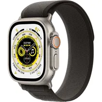 Apple Watch Ultra 49MM MQF53LL/ A com Action Button / Sirena de 86DB / Trail Loop M/ L / Titanium Case - Black/ Gray