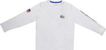 Outlet Camiseta Manga Longa Vineyard Vines Kids 3V012841 Masculina - Branca