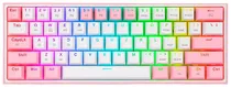 Teclado Gaming Redragon K616-RGB Fizz Pro (Inglês Sem Fio) Branco/Rosa