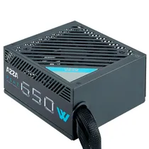 Fonte de Alimentação para PC Azza PSAZ-650W com 80 Plus Bronze/650W/Bivolt - Preto