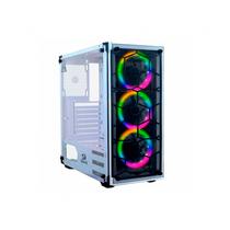 Gabinete Redragon Wheejack Mid Tower GC-606WH-3RGB - Branco