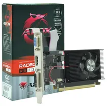 Placa de Video Afox 1GB AMD Radeon R5 230 GDDR3 AFR5230-1024D3L5 64BITS 625MHZ HDMI, DVI, VGA(D-Sub), Lowprofile