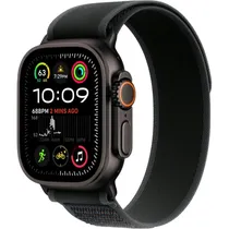 Apple Watch Ultra 2 (GPS + Celular Caixa de Titânio Em Preto e Pulseira Loop Em Cor Preta 49 MM M/L MX4V3LW/A