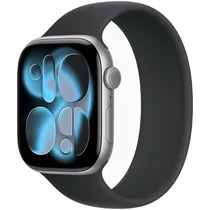 Apple Watch Series 11 46 MM/Size 4 MEW94LW A3333 GPS - Space Gray Aluminum/Black Solo Loop