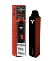 Vape Descartável Ignite V15 / 1500 Puff / 5% Nicotina - Cereja Ice