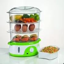 Ariete Vaporizador 929/675 3CESTAS c/Tapa+Bandeja de Arroz 50/60HZ