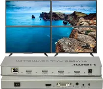 Controlador de Vídeo Player SFX Videowall HDVW2X2 HDMI 4K 2X2 30HZ