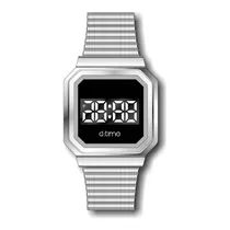 Relógio Digital Masculino Daniel Klein D Time DK.1.12323-1 - Prata