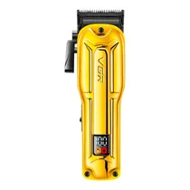 Máquina de Cortar Cabelo VGR V-138 - Recarregável - Dourado