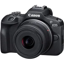 Câmera Digital Canon Eos R100 - 24MP - Lente 18-45MM e 55-210MM- Wi-Fi - Tela 3" - Preto
