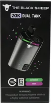 Vape Descartável The Black Sheep 20K Wintergreen / Grape - 20000PUFFS