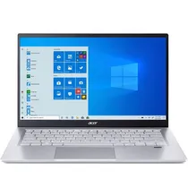 Notebook Acer Swift 3 SF314-43-R2YY, AMD Ryzen 7 5700U 1.80HZ (4.30GHZ), 8GB Ram, 512GB SSD, Tela 14" Full HD Ips, Windows 10 Home, Inglês, Pure Prata