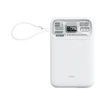 Cargador Portátil Magnético Wiwu WI-P016 10.000 Mah Blanco