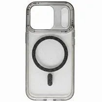 Capa Magnética Cisen para iPhone 17 Pro - Preto Transparente