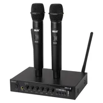 BLG Microfono Inalambrico TMV-6 2MIC/Uhf/BT/USB Negro