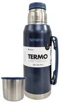 Garrafa Térmica Terrano 1L - Azul Metal